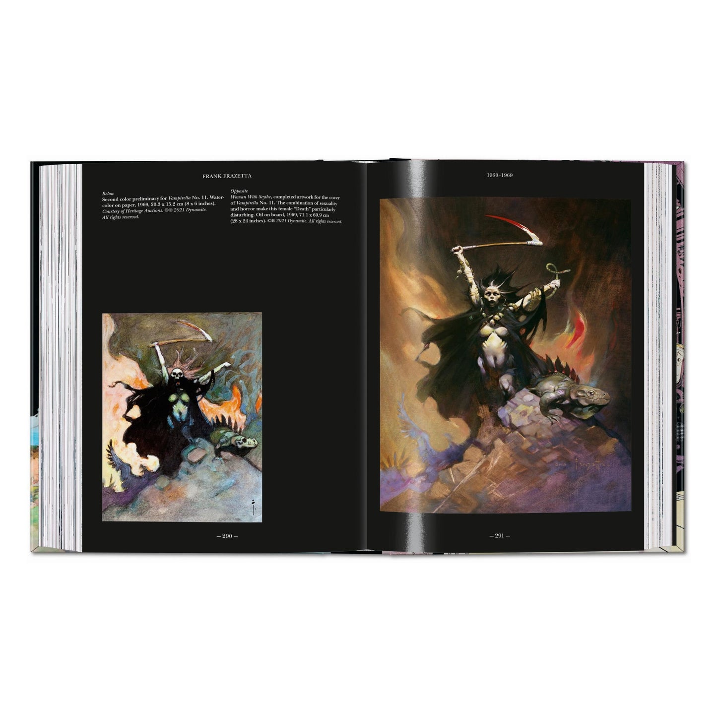 The Fantastic Worlds of Frank Frazetta. 45th Ed. (German, French, English)