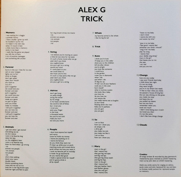 Trick (BONUS 7") | Mint (M) Mint (M)