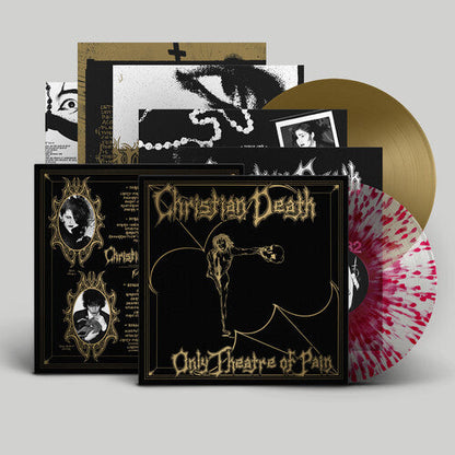 Christian Death - Only Theatre of Pain (POSTER + CLEAR RED SPLATTER & GOLD 2xVINYL) | Mint (M) Mint (M)