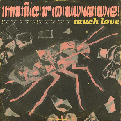 Microwave - Much Love (2x Clear Pink Swirl Vinyl) | Mint (M) Mint (M)