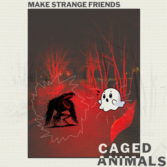 Caged Animals - Make Strange Friends (Translucent Ruby Vinyl) | Mint (M) Mint (M)