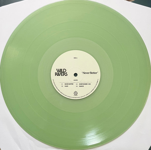 Wild Rivers - Never Better (COKE BOTTLE CLEAR VINYL) | Mint (M) Mint (M)
