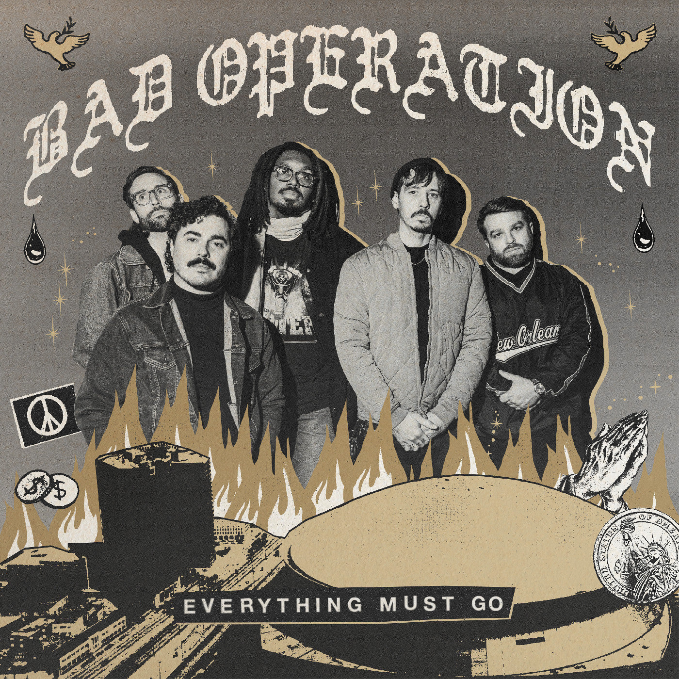 Bad Operation - EVERYTHING MUST GO (GOLD VINYL) | Mint (M) Mint (M)