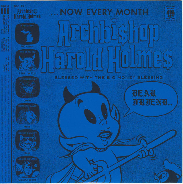 Archbishop Harold Holmes (7" VINYL) | Mint (M) Mint (M)