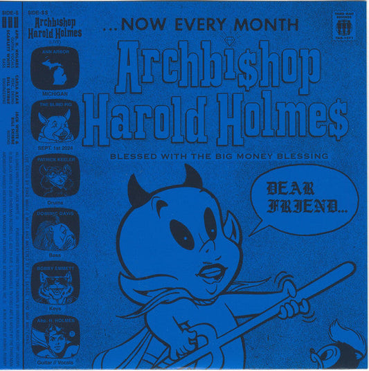 Archbishop Harold Holmes (7" VINYL) | Mint (M) Mint (M)