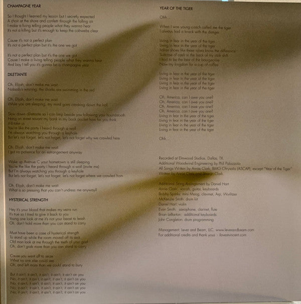 Strange Mercy | Mint (M) Mint (M)