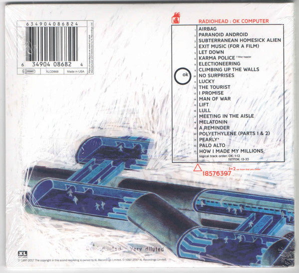 Radiohead - OK Computer OKNOTOK 1997 2017 (2xCD) |