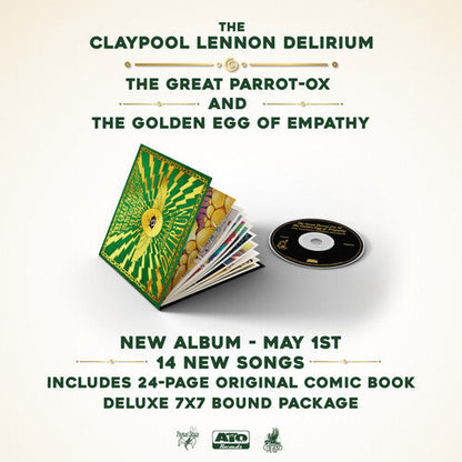 The Claypool Lennon Delirium - The Great Parrot-Ox And The Golden Egg Of Empathy (COMIC BOOK + CD) | Mint (M) Mint (M)