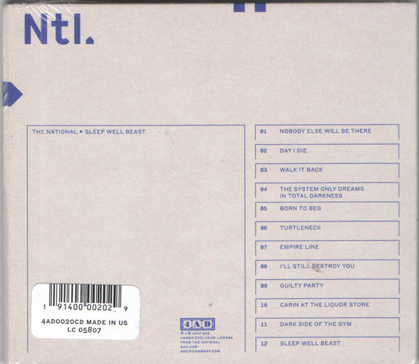 Sleep Well Beast (CD) | Mint (M) Mint (M)