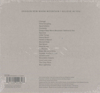 Big Thief - Dragon New Warm Mountain I Believe In You (CD) |