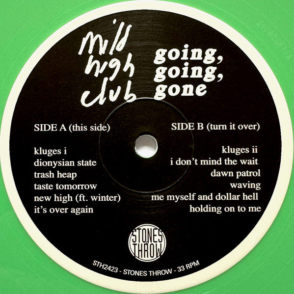 Going Going Gone (IEX: GREEN & WHITE SWIRL VINYL) | Mint (M) Mint (M)