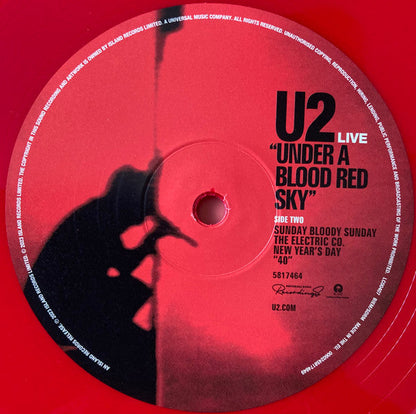 Under A Blood Red Sky (COLOR VINYL) | Mint (M) Mint (M)