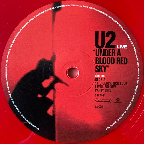 U2 - Under A Blood Red Sky (COLOR VINYL)*DINGED* | Mint (M)