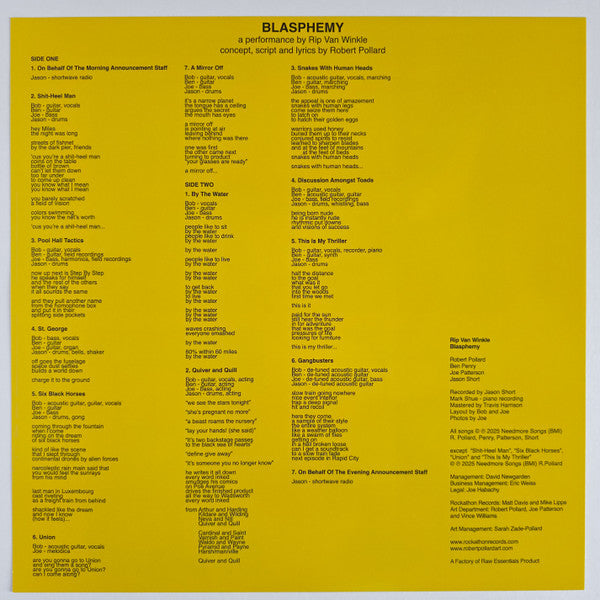 Blasphemy (VINYL) | Mint (M) Mint (M)