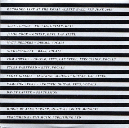 Live At The Royal Albert Hall (CD) | Mint (M) Mint (M)