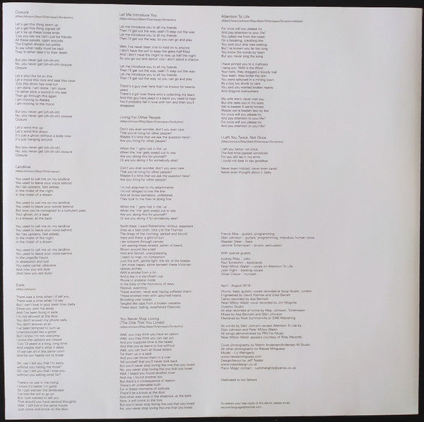 Piano Magic - Closure (VINYL)*DISCOUNTED* | Mint (M) Mint (M)