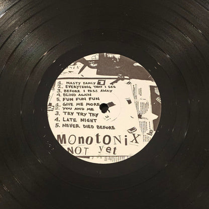Monotonix - Not Yet (VINYL) | Mint (M) Mint (M)