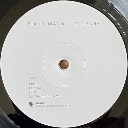 Piano Magic - Closure (VINYL)*DISCOUNTED* | Mint (M) Mint (M)