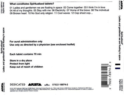 Spiritualized - Ladies And Gentlemen We Are Floating In Space (CD CANADA) | Excellent+ (EX+)