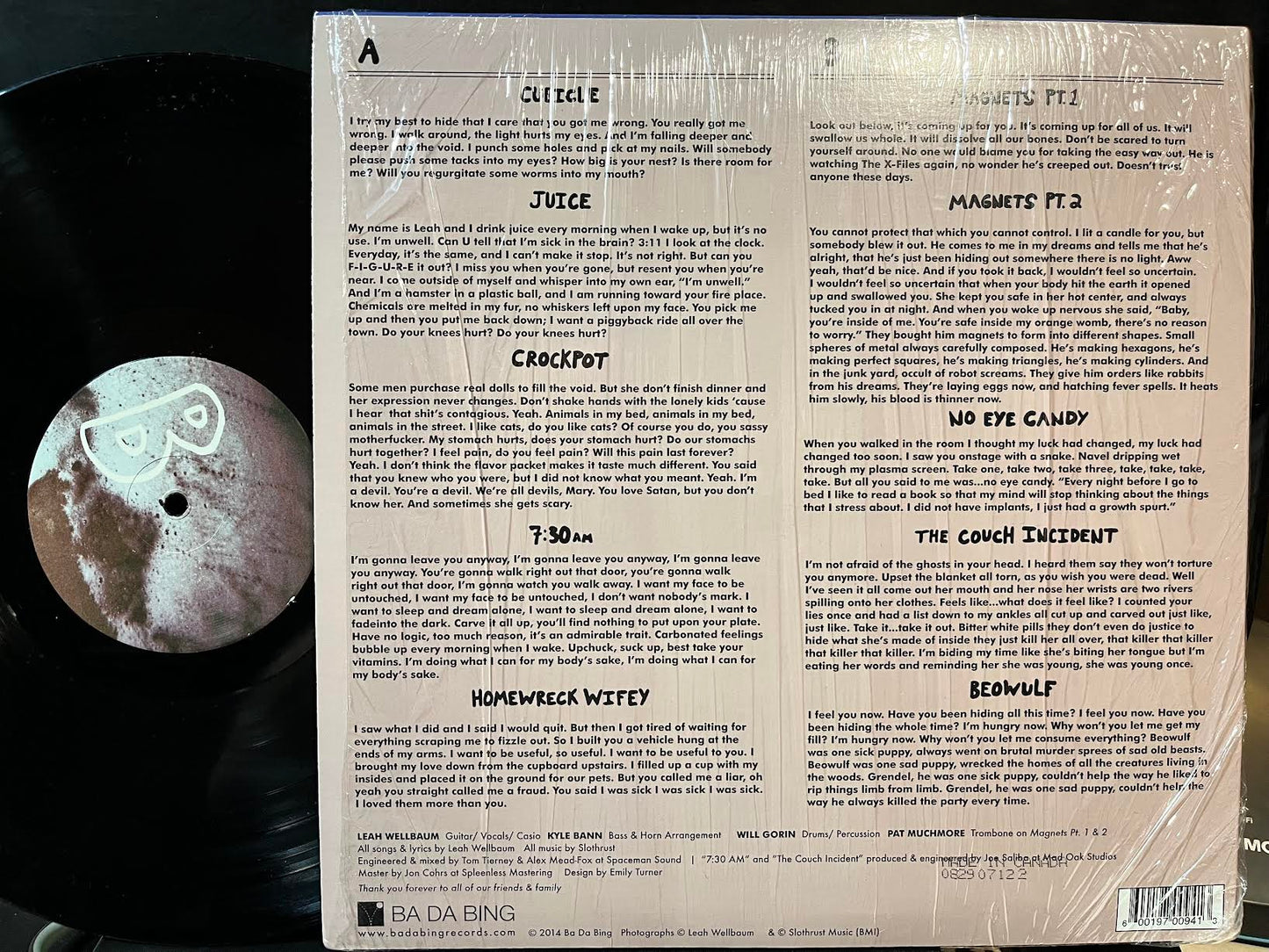 Slothrust - Of Course You Do (VINYL) | Excellent+ (EX+) Near Mint (NM)