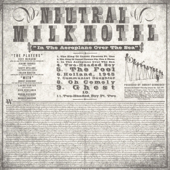 Neutral Milk Hotel - In The Aeroplane Over The Sea (VINYL) | Excellent+ (EX+) Near Mint (NM)