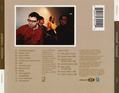 Weezer - Maladroit (CD CANADA) | Excellent+ (EX+) Excellent+ (EX+)
