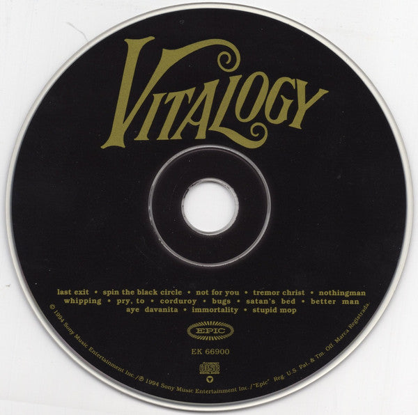 Pearl Jam - Vitalogy (CD) | Excellent (EX) Excellent (EX)
