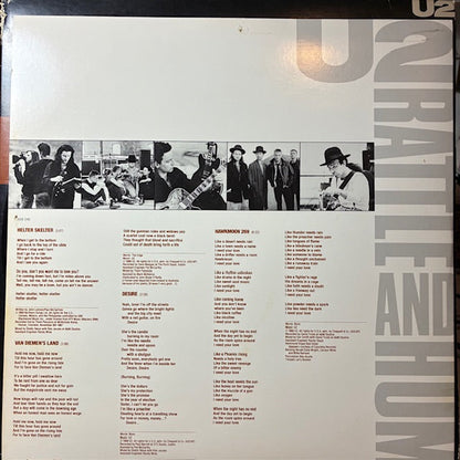 U2 - Rattle And Hum (2x VINYL) | Excellent (EX) Very Good Plus (VG+)