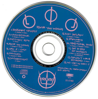 Prong - Prove You Wrong (CD) | Near Mint (NM or M-)