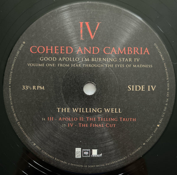 Coheed And Cambria - Good Apollo I'm Burning Star IV | Volume One: From Fear Through The Eyes Of Madness (2xVINYL) | Near Mint (NM or M-)