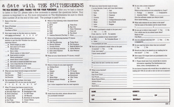 The Smithereens - A Date With The Smithereens (CD) | Near Mint (NM) Near Mint (NM)
