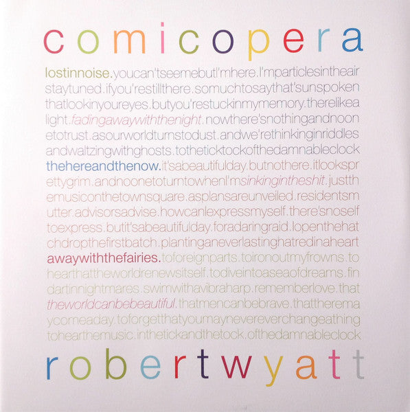 Robert Wyatt - Comicopera (2xVINYL) | Near Mint (NM) Near Mint (NM)
