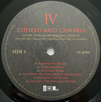 Coheed And Cambria - Good Apollo I'm Burning Star IV | Volume One: From Fear Through The Eyes Of Madness (2xVINYL) | Near Mint (NM or M-)