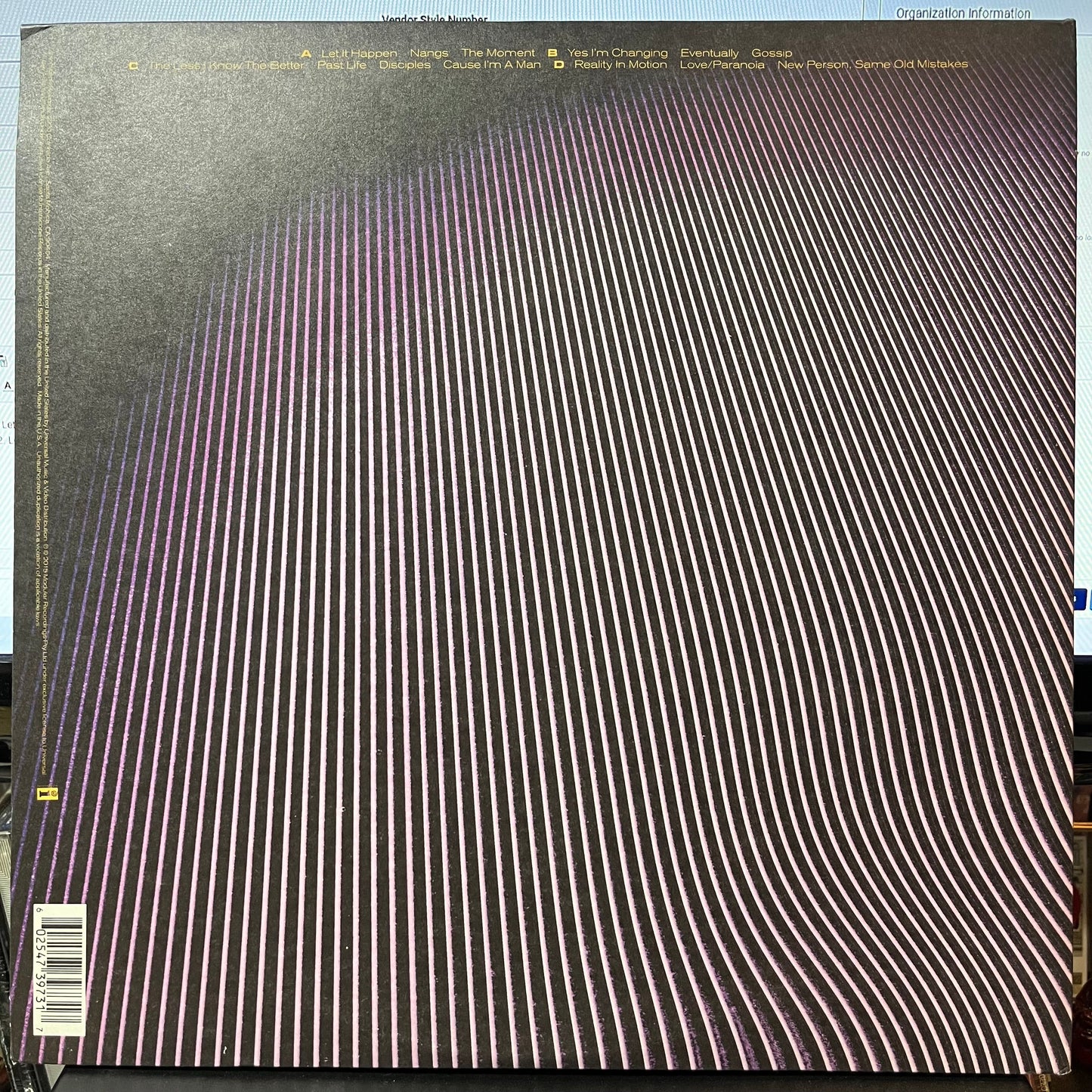 Tame Impala - Currents (2xCOLOR VINYL) | Near Mint (NM or M-)
