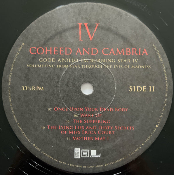 Coheed And Cambria - Good Apollo I'm Burning Star IV | Volume One: From Fear Through The Eyes Of Madness (2xVINYL) | Near Mint (NM or M-)