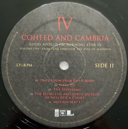 Coheed And Cambria - Good Apollo I'm Burning Star IV | Volume One: From Fear Through The Eyes Of Madness (2xVINYL) | Near Mint (NM or M-)