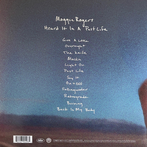 Maggie Rogers - Heard It In A Past Life (VINYL) | Near Mint (NM) Near Mint (NM)