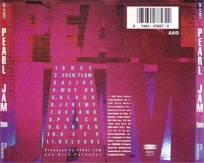 Pearl Jam - Ten (CD) | Near Mint (NM or M-)