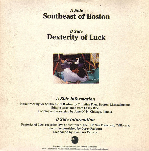 June Of 44 - Southeast Of Boston / Dexterity Of Luck | Near Mint (NM) Near Mint (NM)
