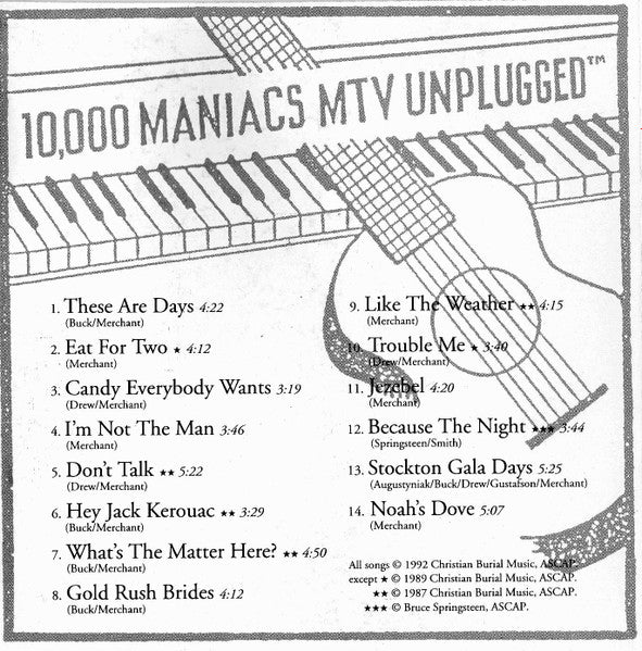 10,000 Maniacs - MTV Unplugged (CD) | Near Mint (NM or M-)
