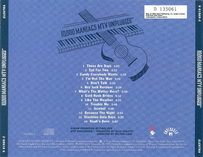 10,000 Maniacs - MTV Unplugged (CD) | Near Mint (NM or M-)
