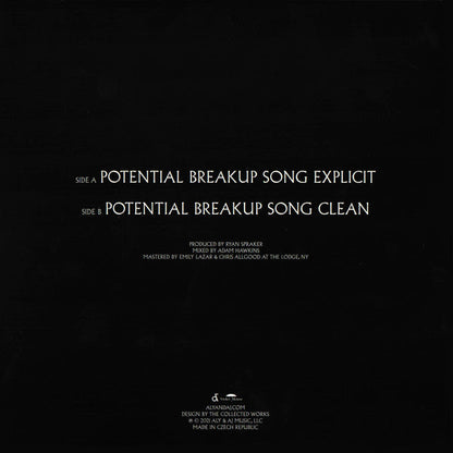 Potential Breakup Song Explicit (*SIGNED* 7") | Near Mint (NM) Mint (M)