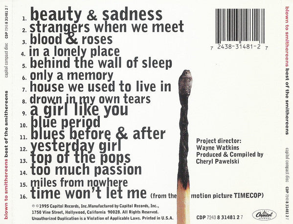 The Smithereens - Blown To Smithereens - Best Of The Smithereens (CD) | Near Mint (NM) Near Mint (NM)