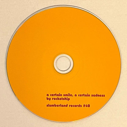 Rocketship - A Certain Smile, A Certain Sadness (CD) |