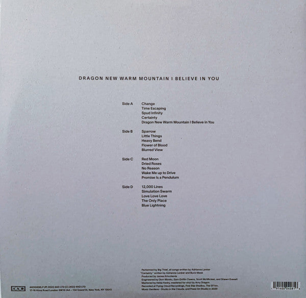 Dragon New Warm Mountain I Believe In You | Mint (M) Mint (M)