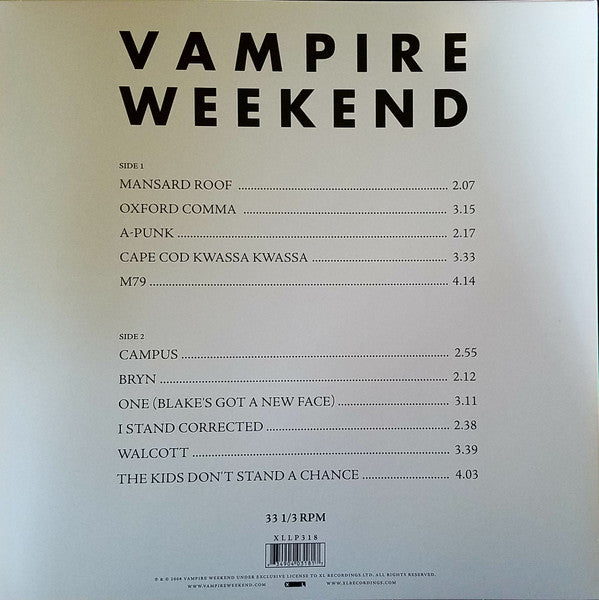 Vampire Weekend | Mint (M) Mint (M)