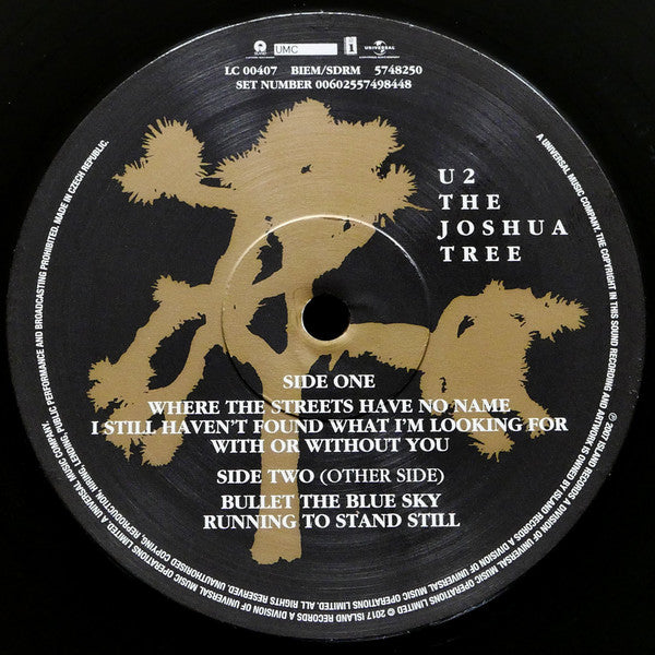 U2 - The Joshua Tree (2x VINYL) *MINOR SEAM SPLITS* | Mint (M) Mint (M)