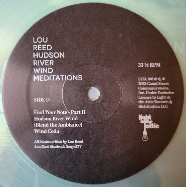 Lou Reed - Hudson River Wind Meditations (2xCOKE BOTTLE CLEAR VINYL) | Mint (M) Mint (M)