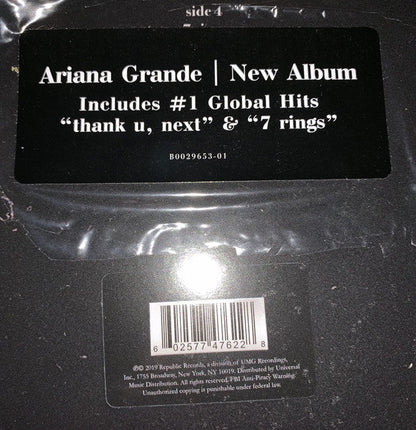 Ariana Grande - Thank U, Next (2x VINYL) | Mint (M) Mint (M)