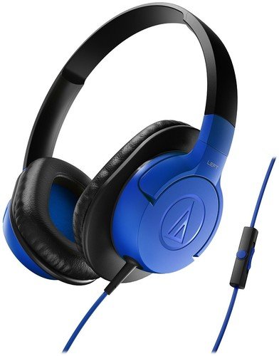 ATH-AX1iSBK SonicFuel Over-Ear Headphones for Smartphones, Black |